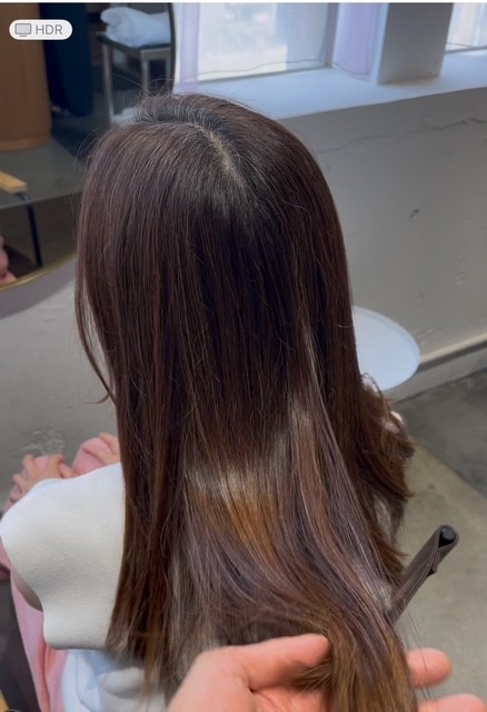 画像 ストレートの時の髪の毛