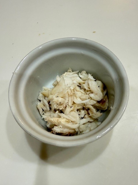 画像 鯛の白身をほぐしてみました