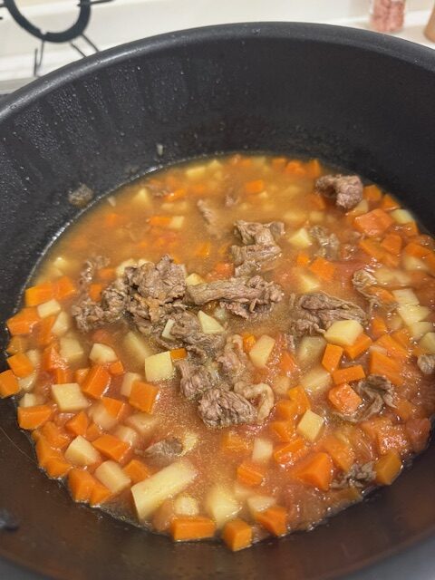 画像 シニア犬も食べれるミネストローネ風:牛肉で