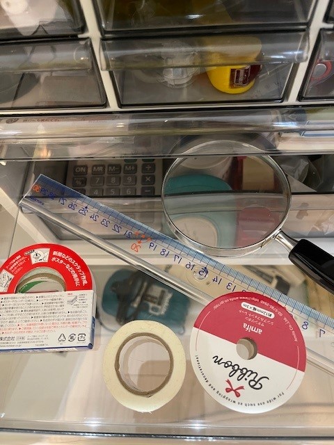 定規やかさばるものの収納