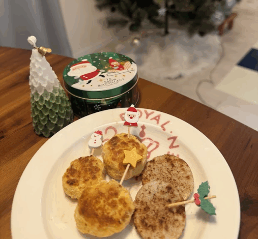 シニア犬のクリスマスメニュー