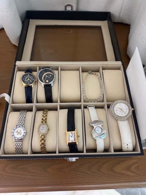 ｹｰｽに入れて何年も置きっぱなしの腕時計たち