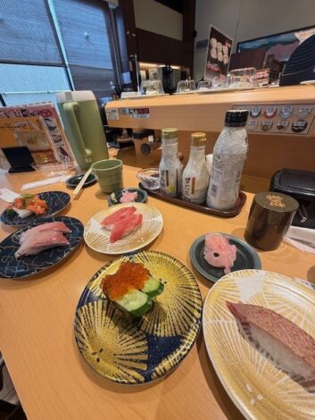 回転寿司にいってきました