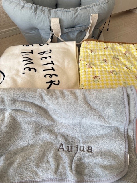 シニア犬の冬用ブランケット
