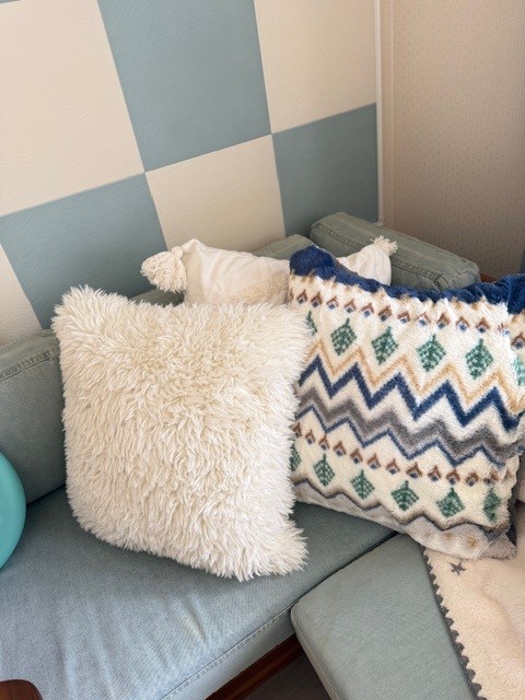 冬のクッションたち