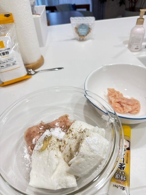 人用はパンペンを混ぜてヘルシーに